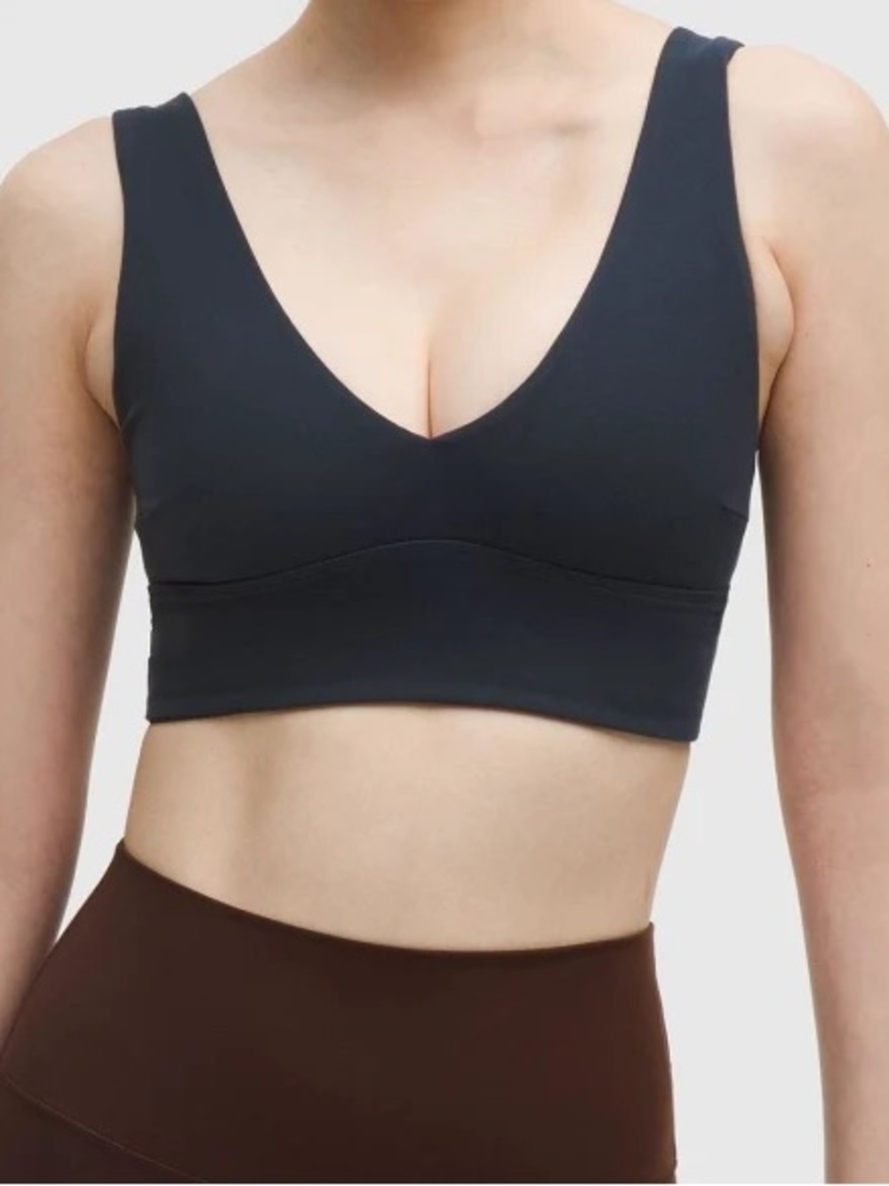 lululemon athletica V-Neck Bralette in Black